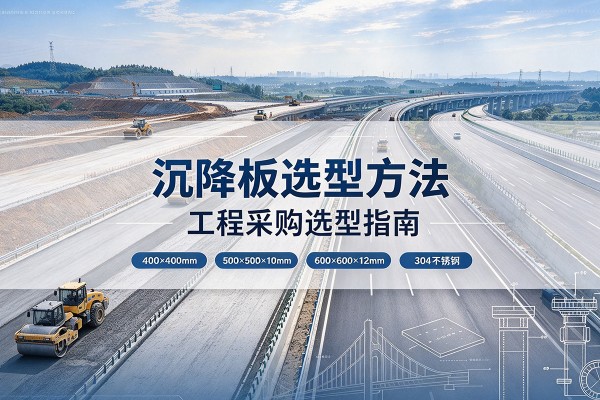 中牟沉降板选择方法
