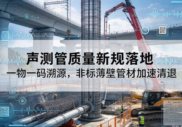 中牟声测管质量新规落地，一物一码溯源，非标薄壁管材加速清退