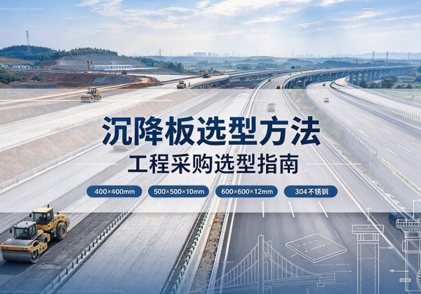 中牟沉降板选择方法